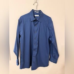 Blue Button-Up Shirt